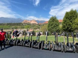 Image of segways at the Garden of the Gods in Colorado
