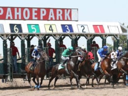 Image of the Arapahoe Park Race Track in Colorado