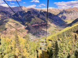 Best Mountain Towns Telluride Colorado Aerial View from Gondola