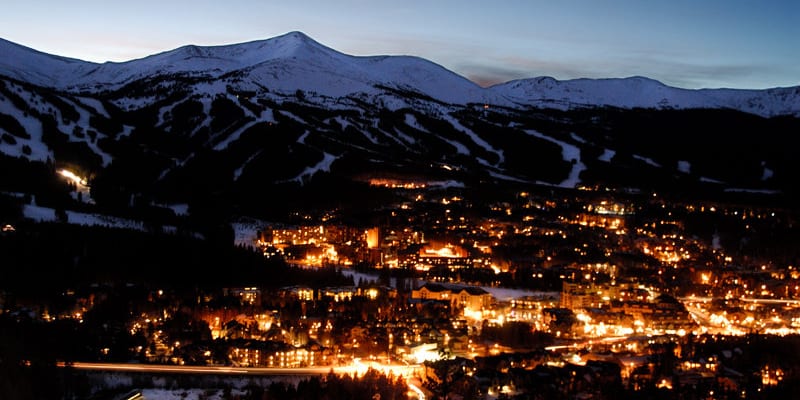 Breckenridge Colorado Winter Night
