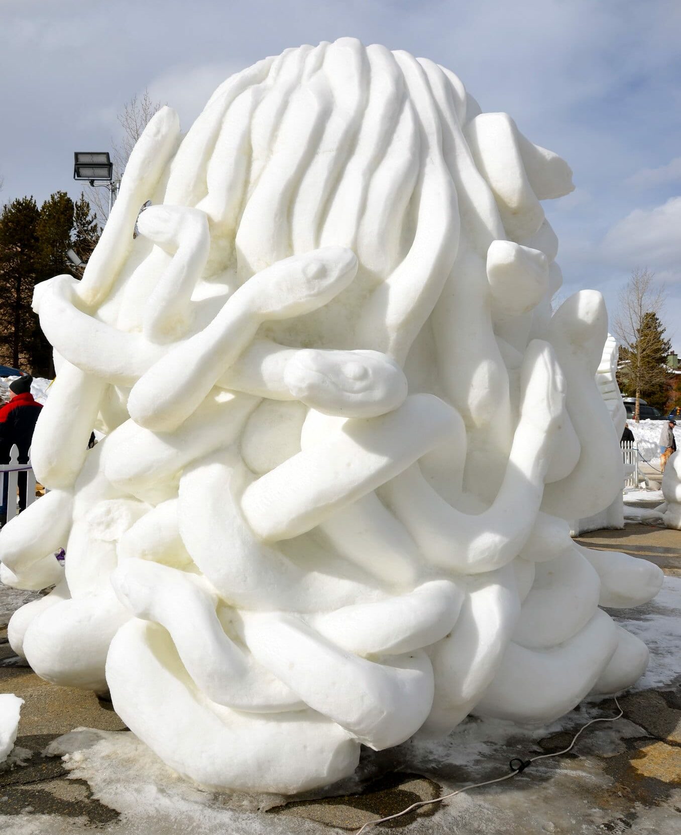 image of snow sculpture