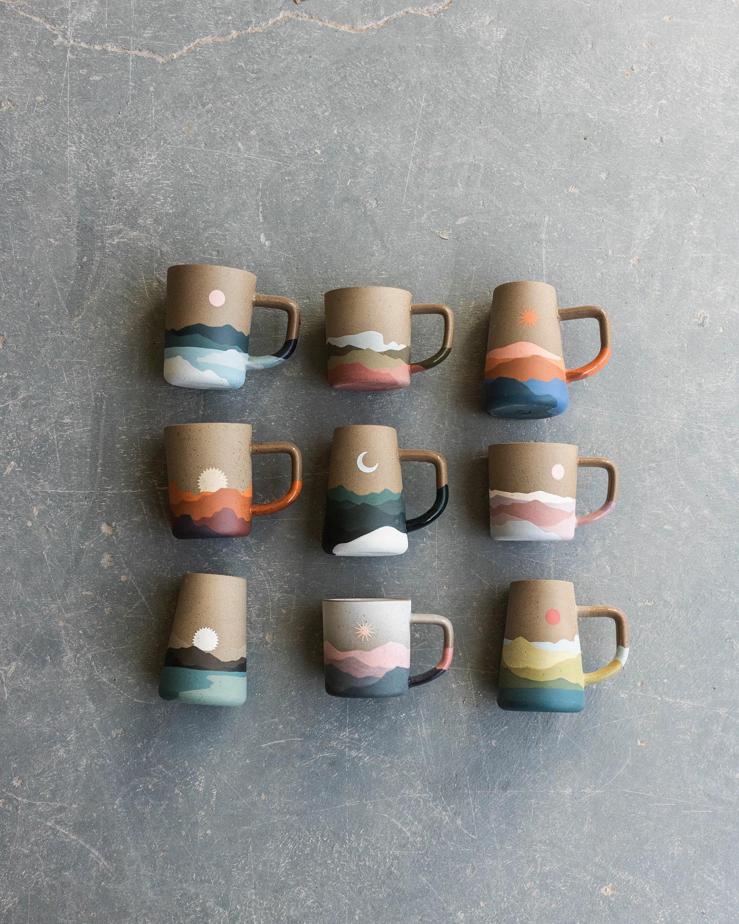 image of callahan ceramics mugs