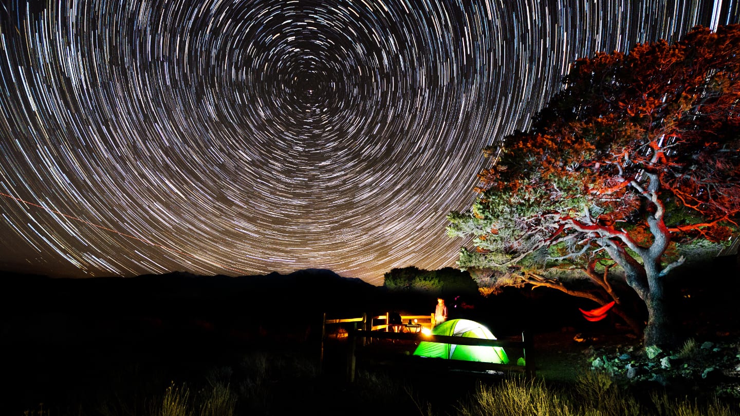 Camping Great Sand Dunes Starry Night Sky