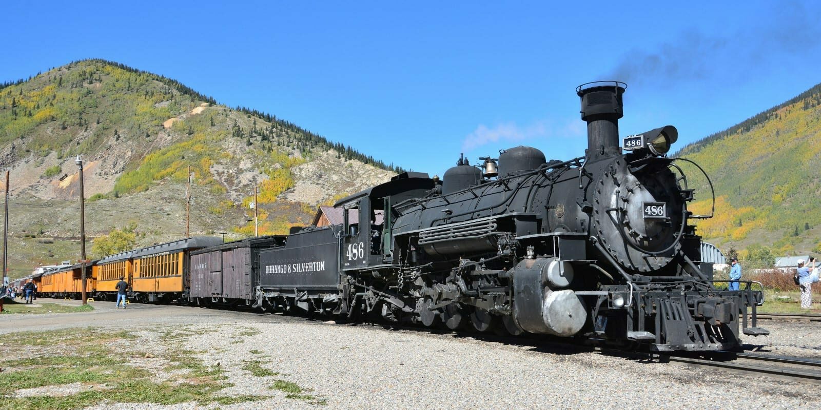Colorado Train Rides Durango and Silverton Railroad Locomotive