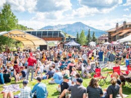 Image of people at the Crested Butte Chili & Beer Festival in Colorado
