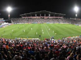 Image of the crowd at Dick's Sporting Goods Park in Colorado