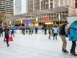 Downtown Denver Ice Skating at Skyline Park