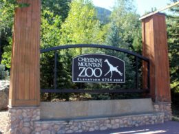 Entrance to Cheyenne Mountain Zoo, CO