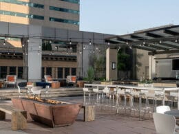 Image of an outdoor area at the Four Seasons Hotel Denver in Colorado