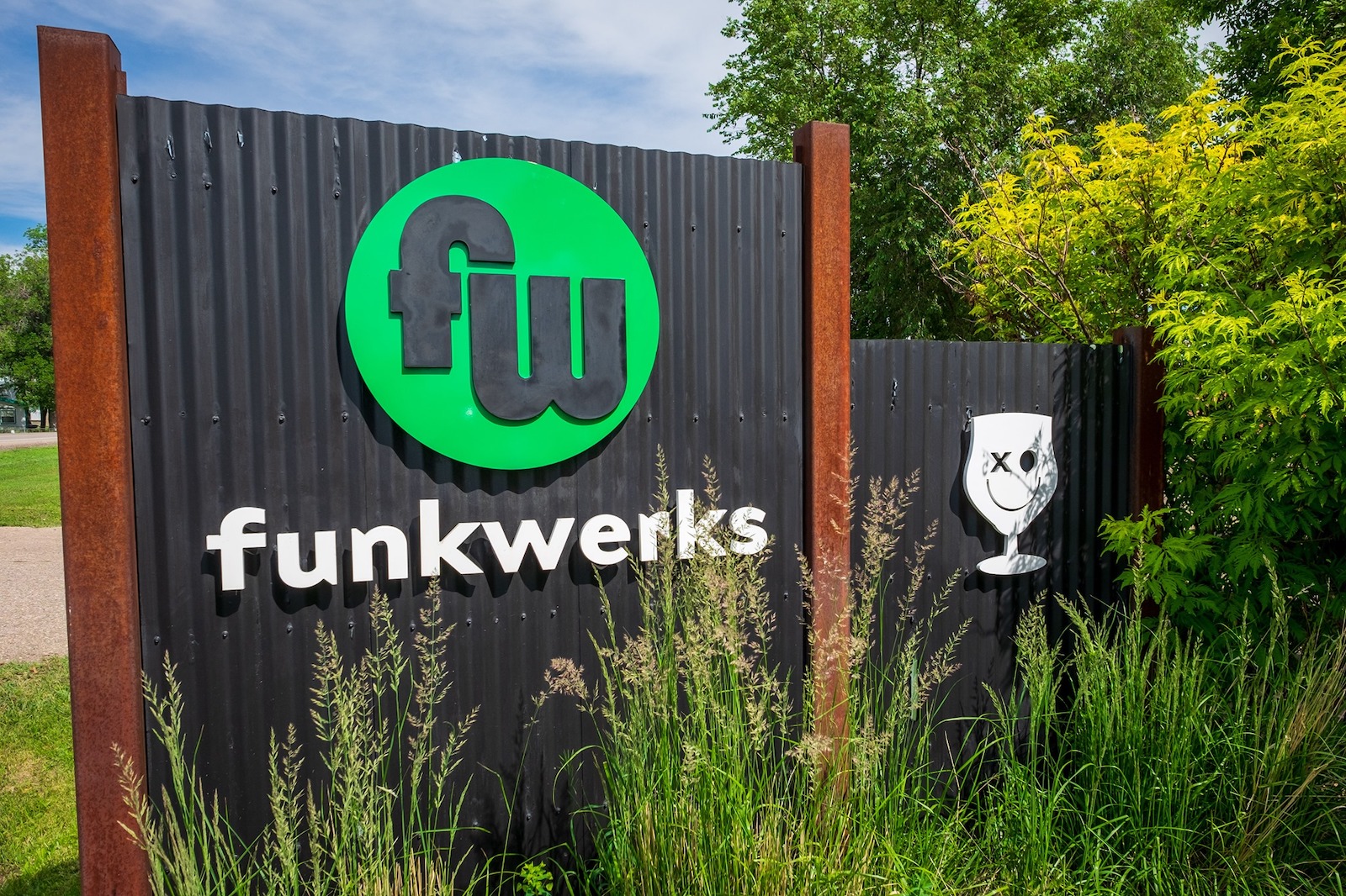 Image of the sign at Funkwerks in Fort Collins, Colorado