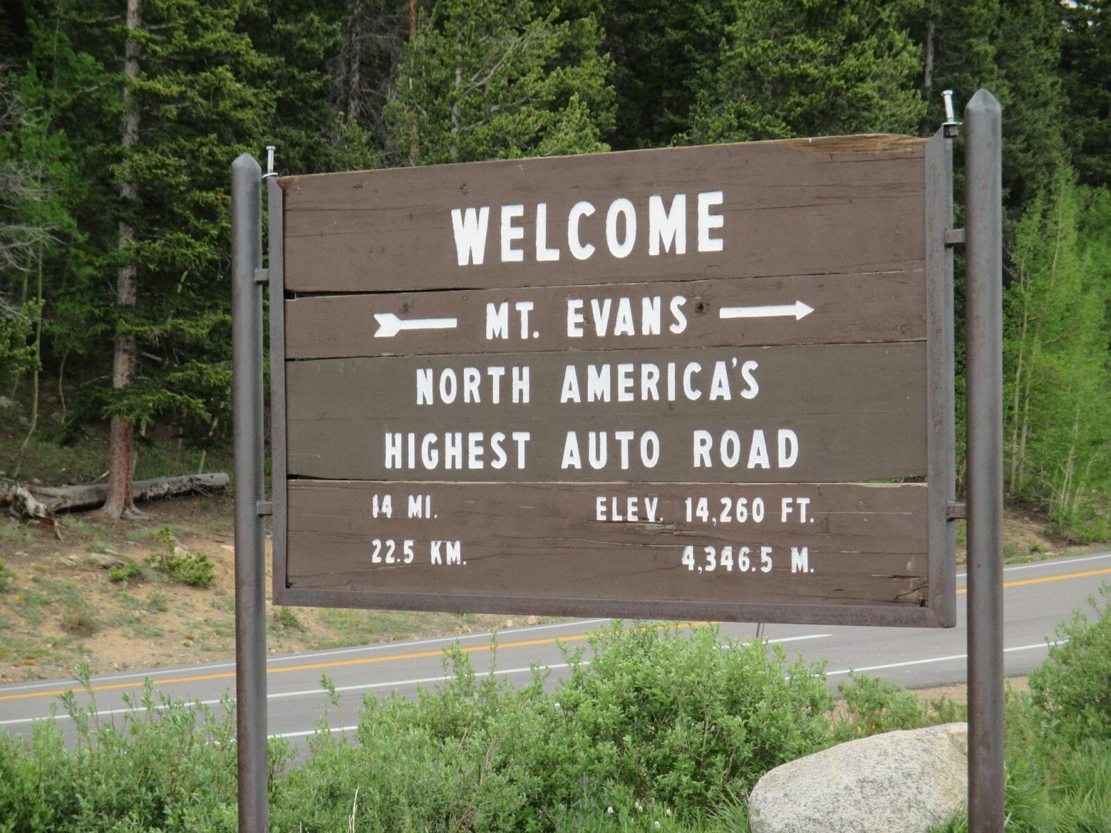 image of Mt. Evans Scenic byway