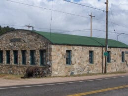 Image of the exterior of the Nederland Mining Museum in Colorado