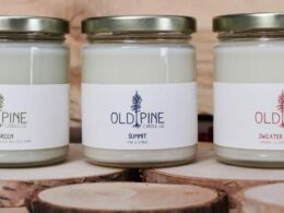 Image of the Old Pine Candle Company set of 3 candles