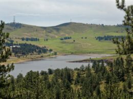 Image of the Pinewood Reservoir at Ramsay-Shockey Open Space in Loveland, Colorado