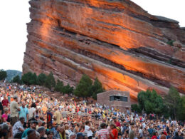 Image of the audience at Red Rocks in Morrison, Colorado