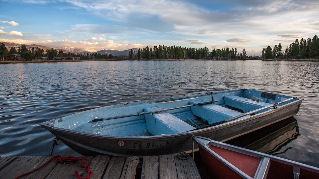 Row Boats Grand Lake Colorado