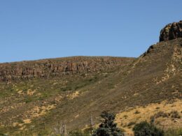 Image of South Table Mountain and Castle Rock in Golden, Colorado