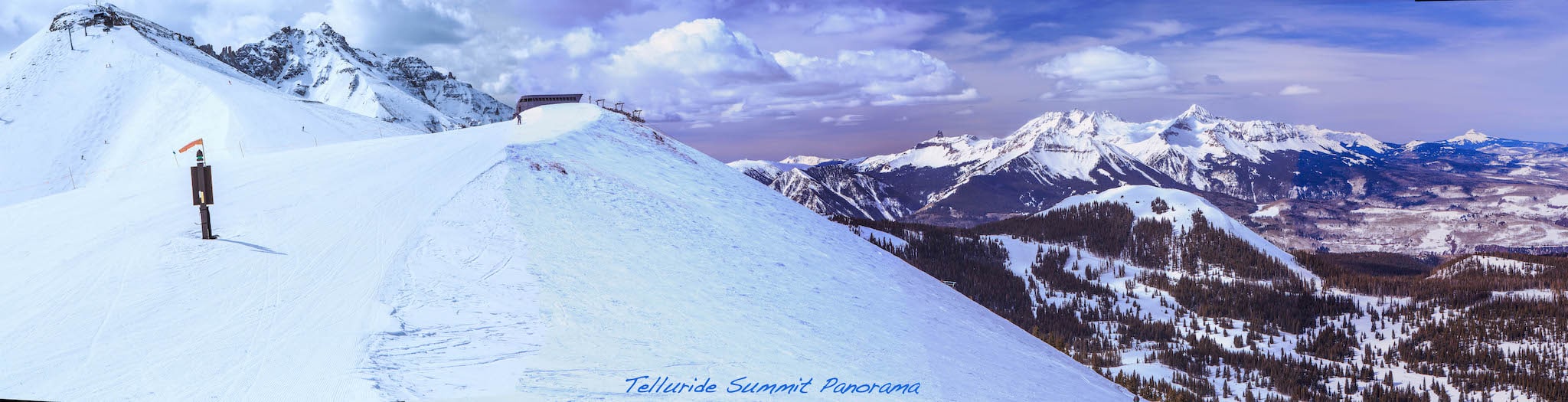 Telluride Ski Resort Summit Panorama