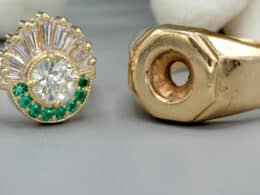Image of rings made at Virginia Ann Designs in Frederick, Coloradi