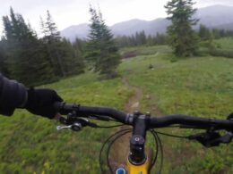 Wheeler Tenmile Trail Mountain Biker Colorado