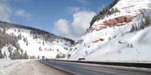 Colorado Winter Road Trip Highway Snow