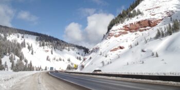 Colorado Winter Road Trip Highway Snow