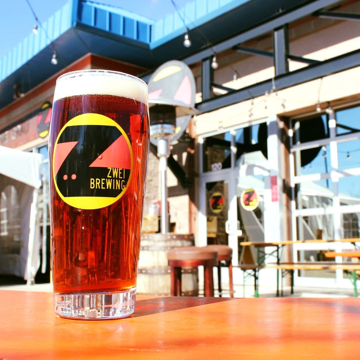Image of a drink at Zwei Brewing in Fort Collins, Colorado